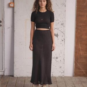 Baserange Linen Skirt